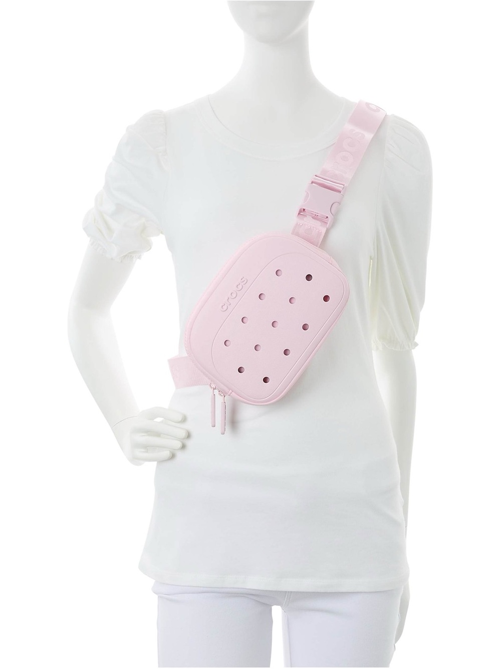 NWT CROCS Classic Belt/Crossbody Bag in Light Pink